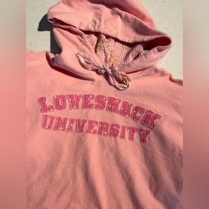 LoveShackFancy Cropped hoodie